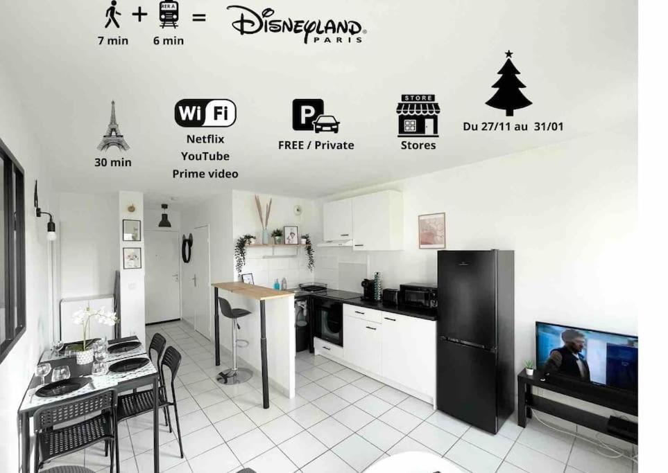 Mickey'S House - Apartments 4 Persons - 10 Min Disneyland Paris Bussy-Saint-Georges Luaran gambar